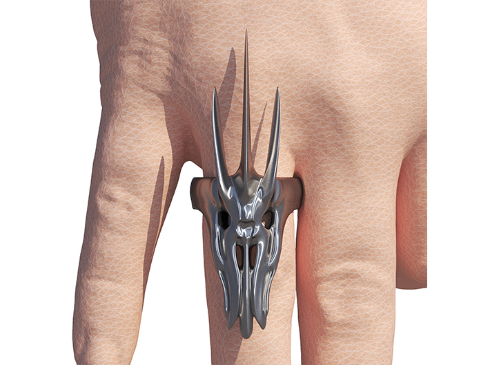 Sauron Ring - Size 11 3d printed 