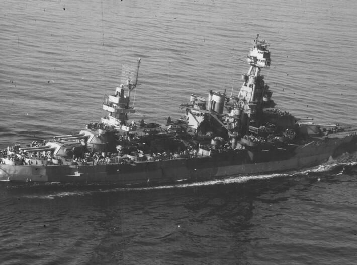 1/72 New York-class 14"/45 cal. Turret 2 or 4 3d printed New York-class battleship USS Texas BB-35.