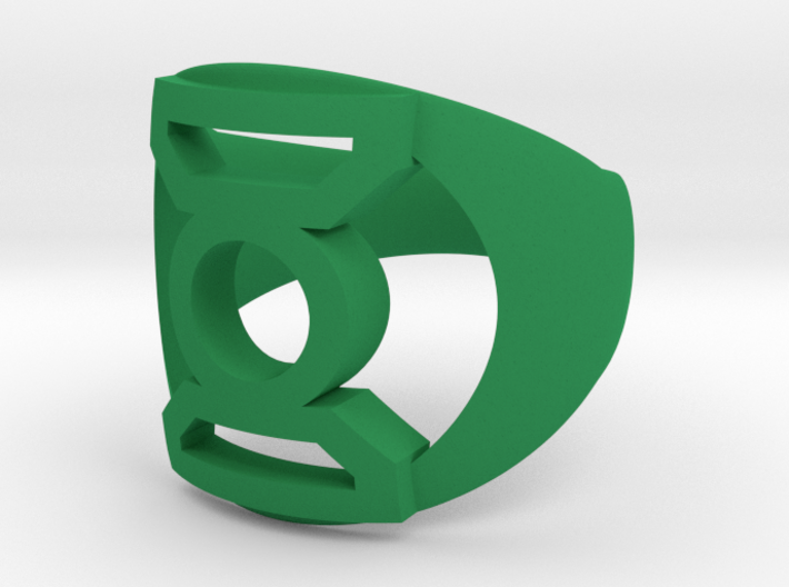 Green Ring, type B1 3d printed