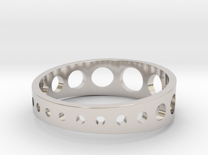 Drilled ring All sizes, Multisize 3d printed