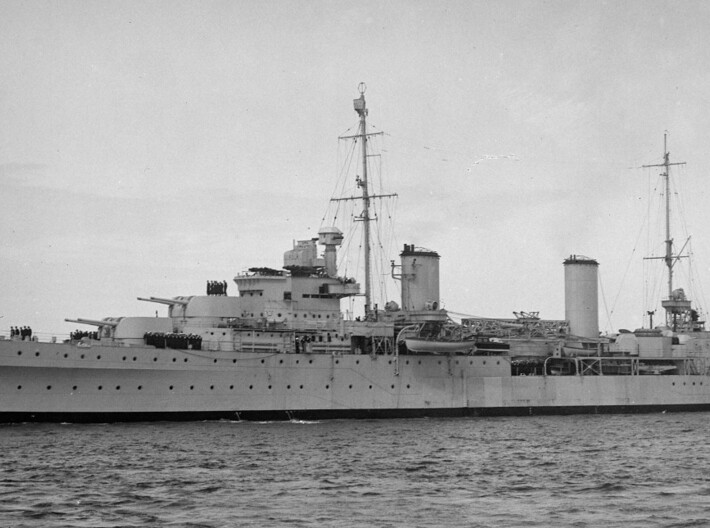 Nameplate HMS Apollo 3d printed Leander-class light cruiser HMS Apollo, later HMAS Hobart..