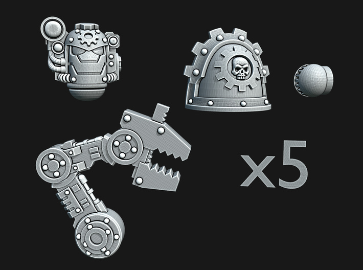 SM Mechanic Accessories (5x) 3d printed