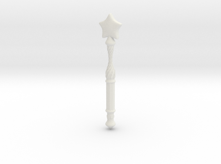 Project Magical Mary - Basic Wand 3d printed Shapeways render