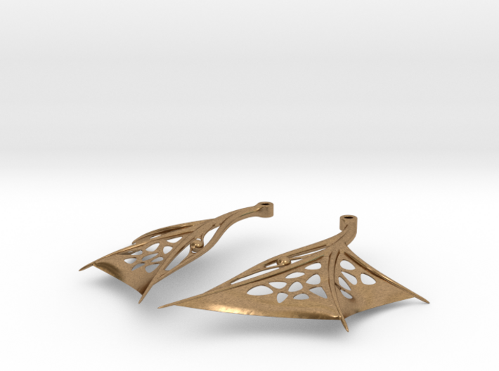 Wing Earrings - Fishhooks 3d printed