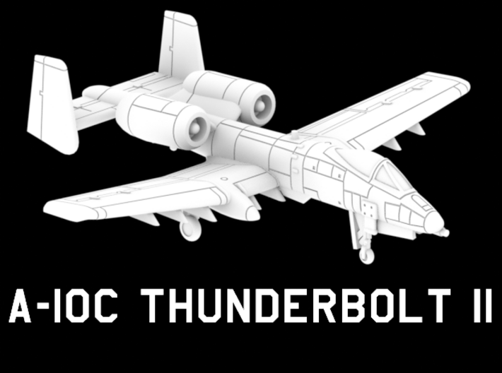 A-10C Thunderbolt II (Clean) 3d printed