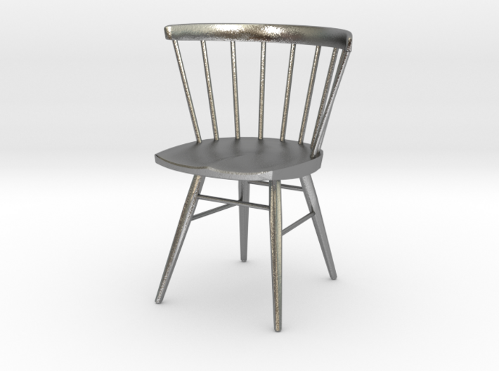 Nakashima Straight-Backed Chair - 6cm tall 3d printed