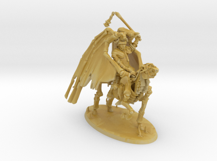 Undead Pegasus Rider 3d printed