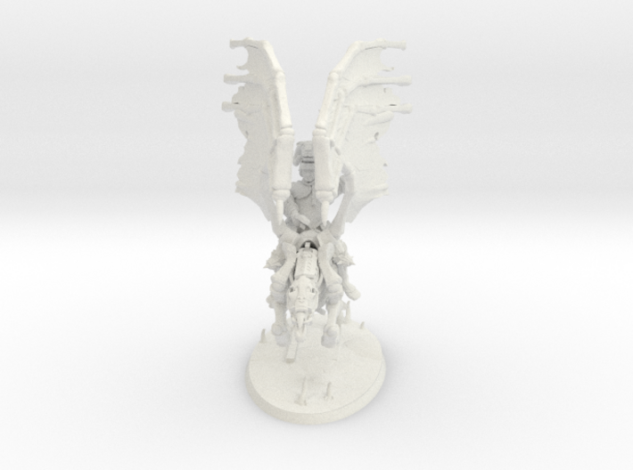 Undead Pegasus Rider 3d printed