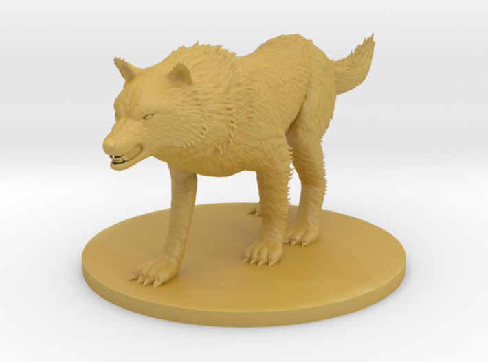 Dire Wolf Updated 3d printed