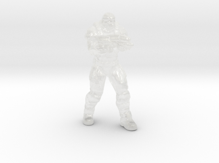 ME Commander Shepard Heavy HO scale 20mm miniature 3d printed