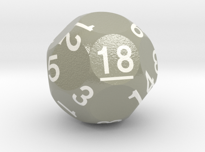 d18 Sphere Dice &quot;Coming of Age&quot; 3d printed