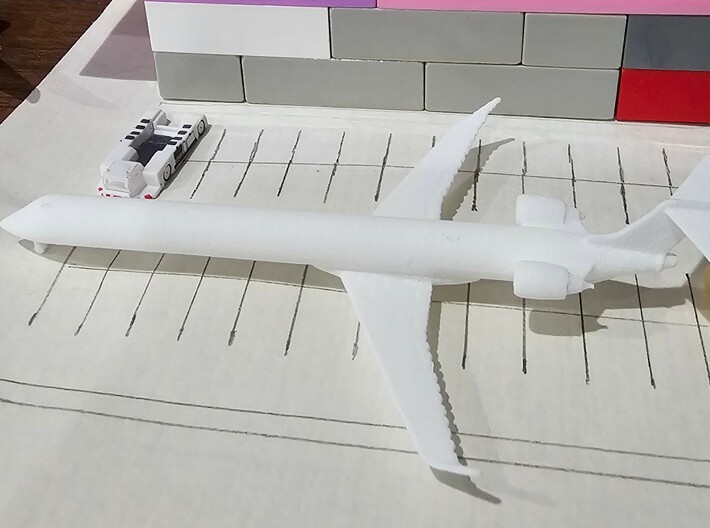 1/400 Bombardier crj-1000 3d printed 