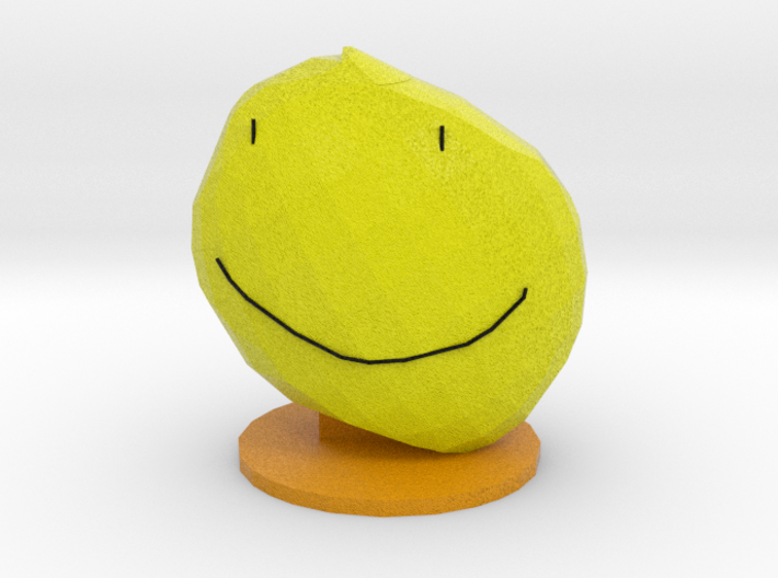 Yellow Face 3d printed