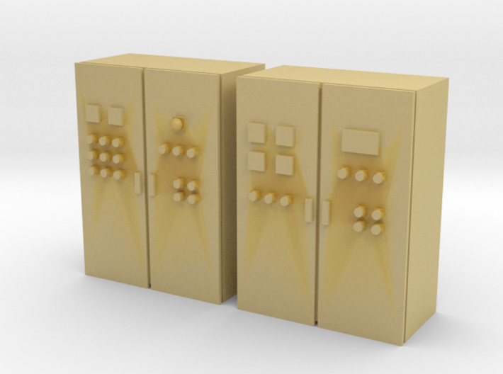 1:100 Control Cabinets 3d printed