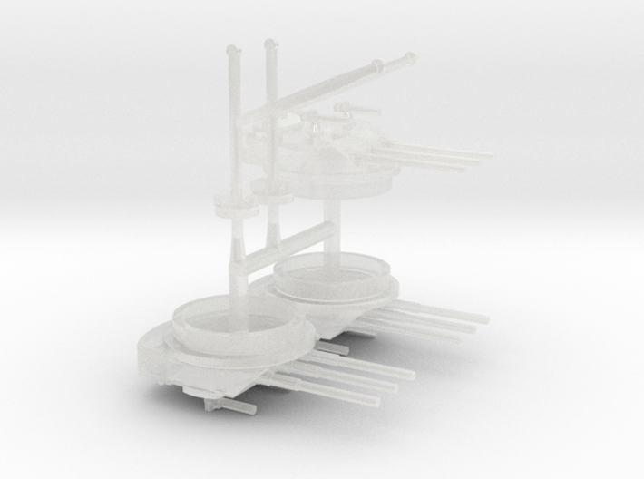 1/700 A-H Battle Cruiser Design Ia Armament-Cranes 3d printed