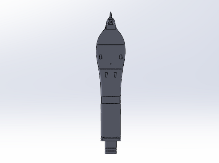 LOGH Imperial Small Fast Ship 1:2000 3d printed 