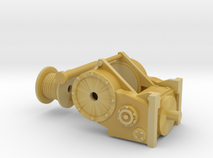 1/87th Logging Bulldozer cable drum winch 3d printed