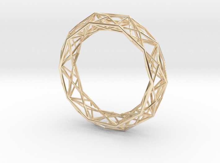 Geometric bracelet &quot;Constructionist&quot; 3d printed