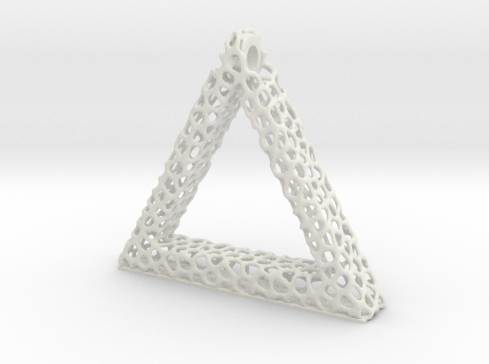 twoinchtriangle 3d printed