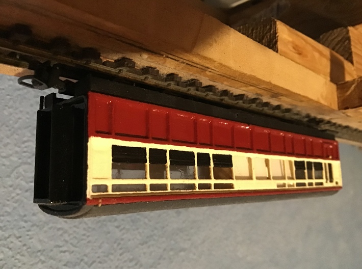 Ffestiniog Railway Barn service coach NO.124 3d printed The finished product 