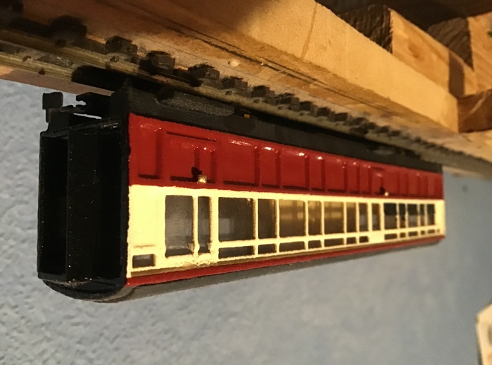 Ffestiniog Railway Barn service coach NO.124 3d printed The finished product 