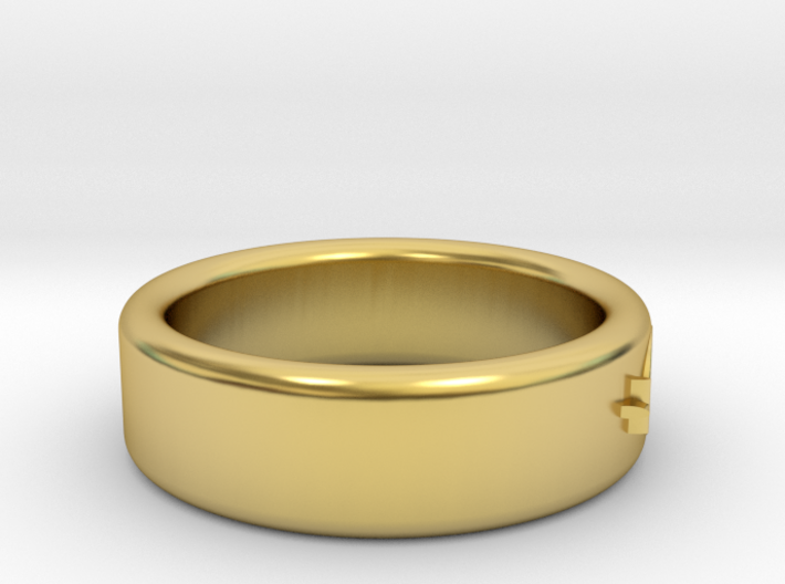 Gender Fluid Ring size 7 and a half 3d printed