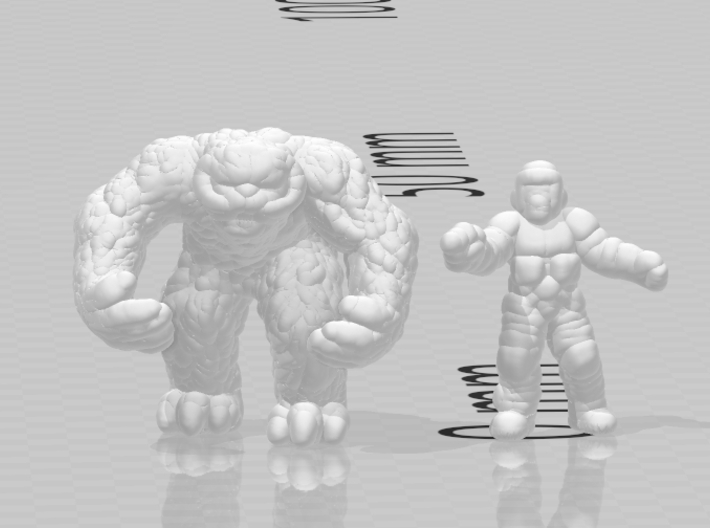 Wampas 6mm monster Infantry Epic micro miniatures 3d printed 