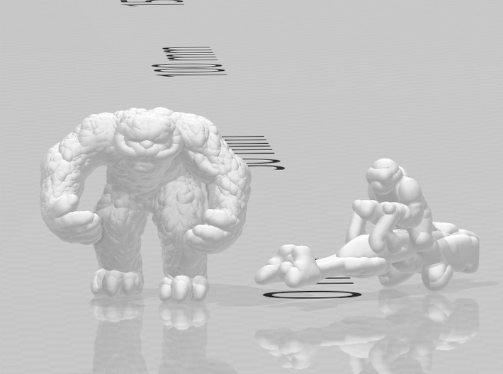 Wampas 6mm monster Infantry Epic micro miniatures 3d printed 