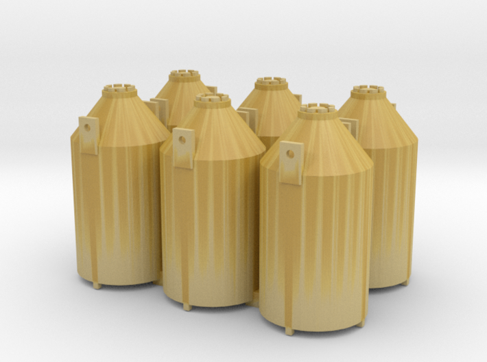 Calcium Carbide Container (early) 6 pcs 3d printed