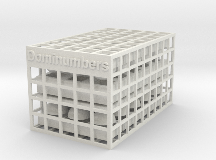 Dominumbers 3d printed 