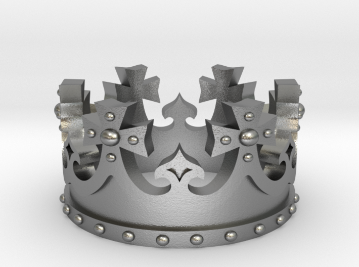Crown Ring 3d printed