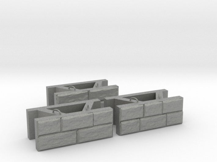 Stone face wall blocks - base set 3d printed