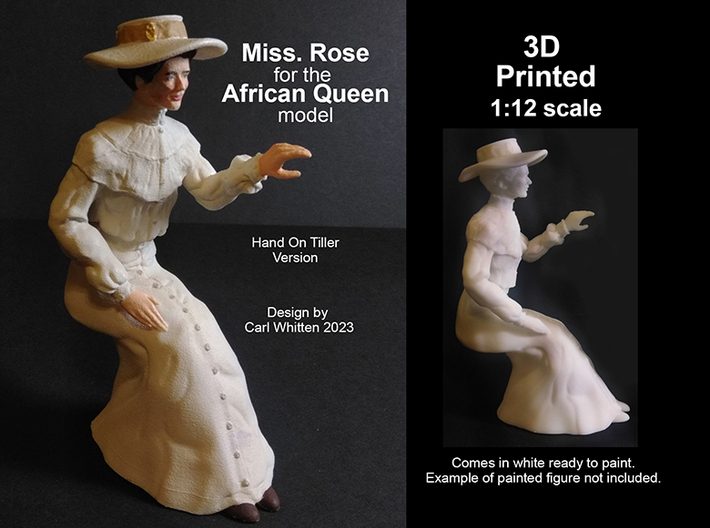 Miss Rose African Queen 3d printed