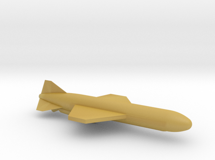 1/100 Scale Chinese Anti-Ship Missile HY-2 C-201 3d printed