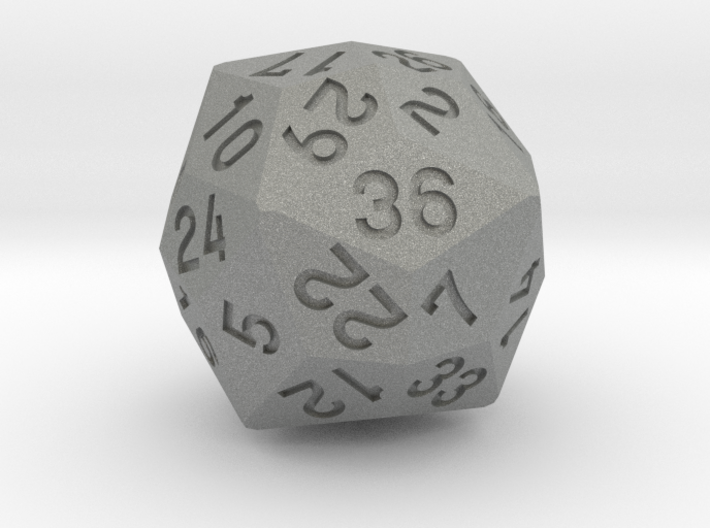 Polyhedral d36 (old) 3d printed