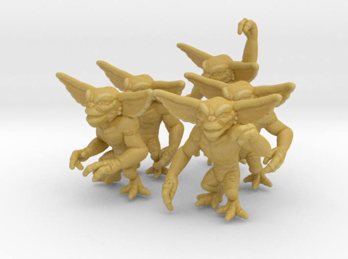 Gremlins miniatures set fantasy games models dnd 3d printed