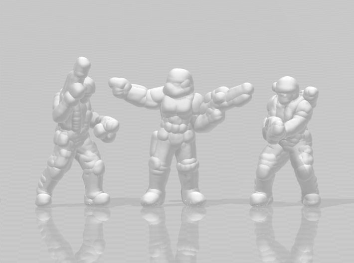 Colonial Marines 6mm miniature models set infantry 3d printed 