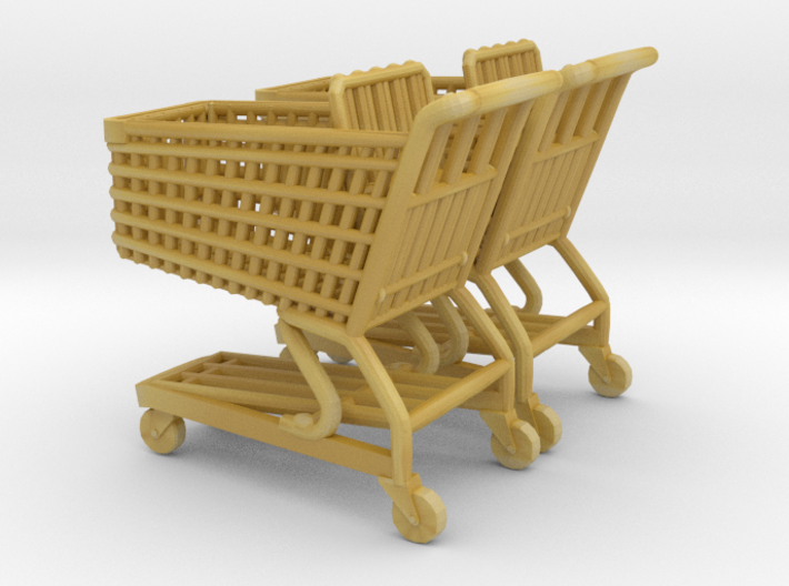 Shopping cart 01. 1:48 3d printed