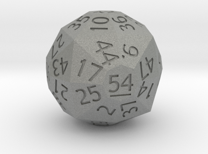 Polyhedral d54 (Cubic) 3d printed