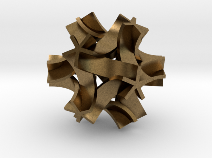 Origami I, pendant 3d printed