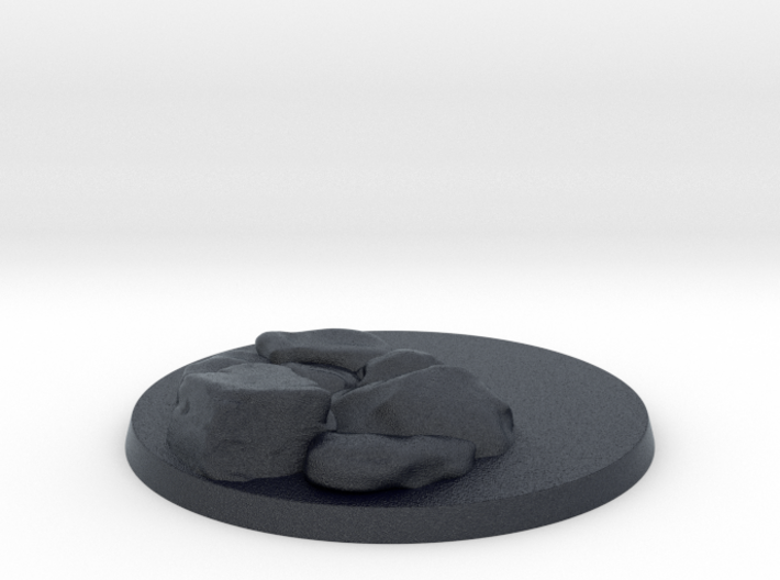 Right-foot Tactical Rocks : 60mm Round Bases 3d printed 