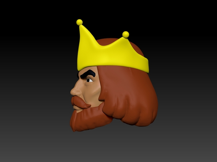 King Randor Head Classics/Origins 3d printed 