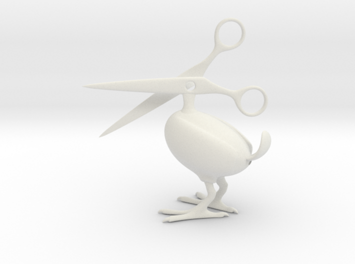 Scissor Bird 3d printed