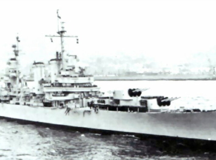 Nameplate O'Higgins 3d printed Brooklyn-class light cruiser O'Higgins, ex-USS Brooklyn CL-40.