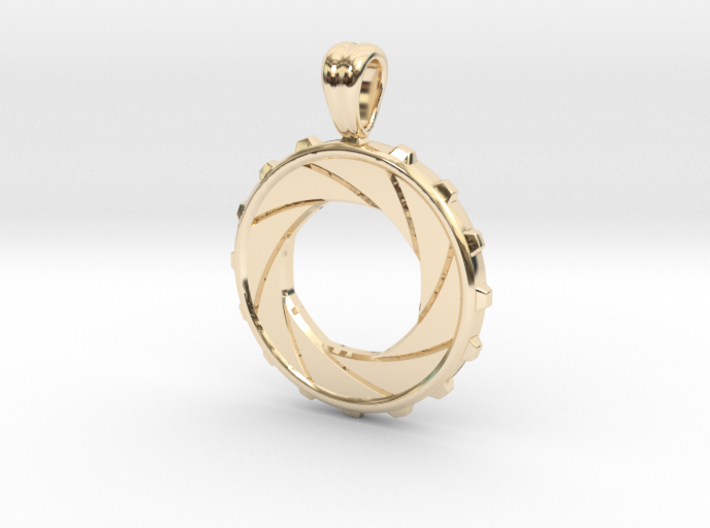 Diaphragm [pendant] 3d printed