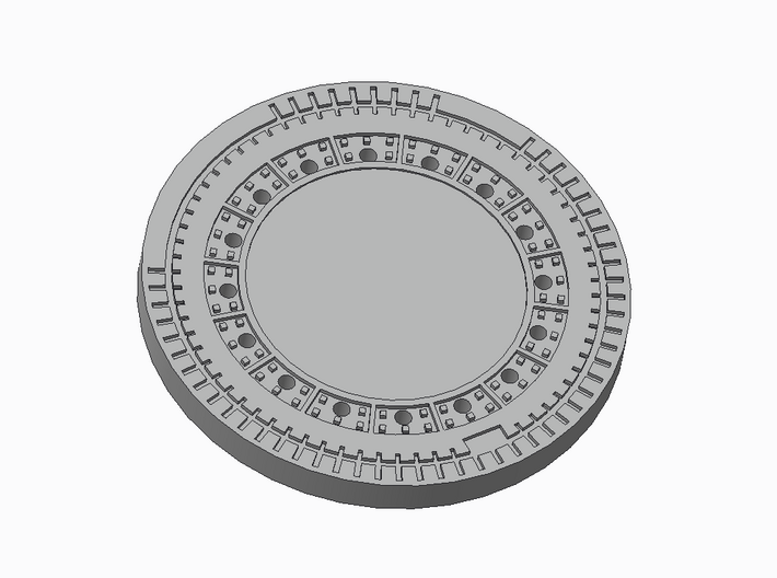 1:72 Kanaldeckel V3 12mm 3d printed