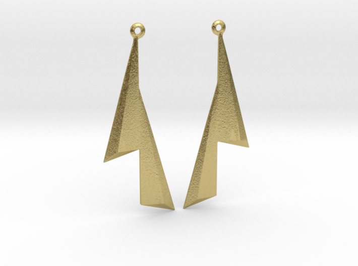Sails - Drop Earrings 3d printed 