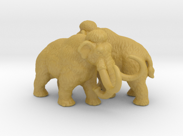 Mammoth 6mm Epic miniature models set figures game 3d printed