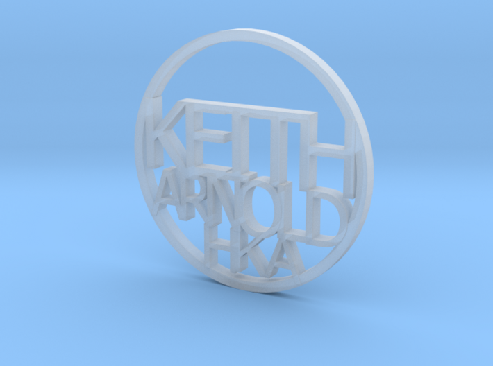 Personalized coin Keith Arnold v2 3d printed