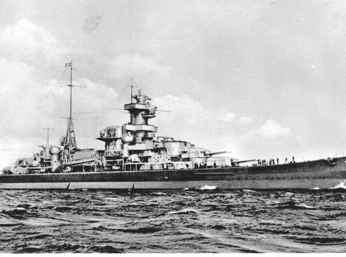 Nameplate Admiral Hipper (10 cm) 3d printed Admiral Hipper-class heavy cruiser Admiral Hipper.